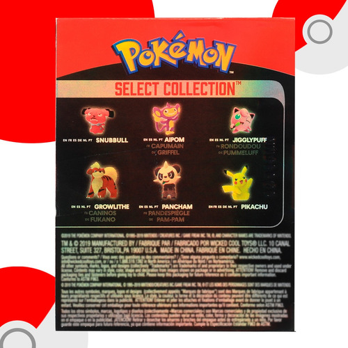 Pokemon Select Growlithe Figura De Coleccion Original