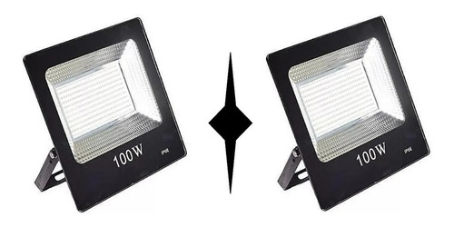 Pack X 2 Focos Reflector Led De 100 Watts Ip66