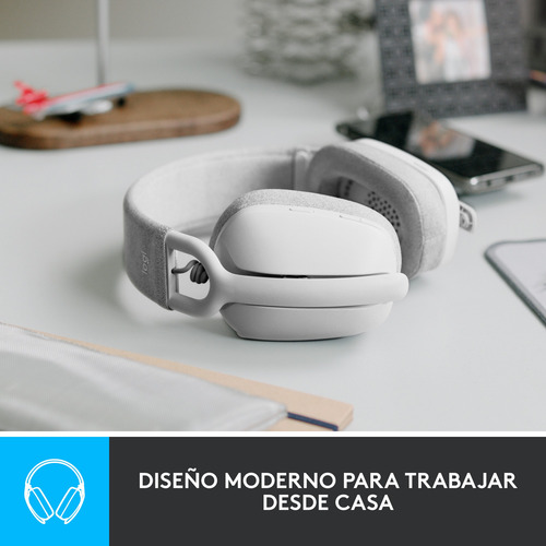 Logitech Zone Vibe 100 Headset Inalámbrico C Micrófono White