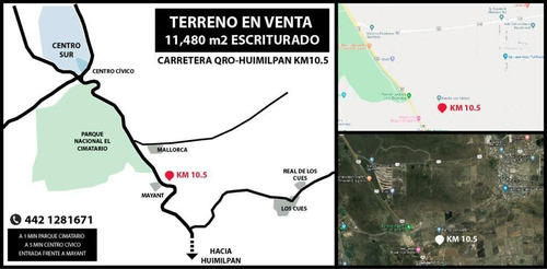 Vendo Terreno  Cimatario  El Rosario El Marques Querétaro