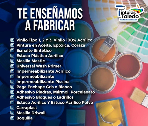 Fórmulas  De Fabricación De Pintura 