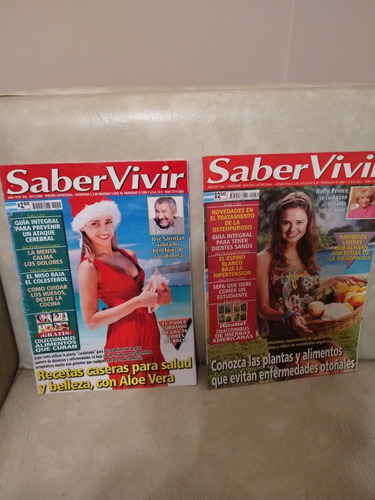 Lote 2 Revistas Saber Vivir. N* 234 Y 254. Año 2008.