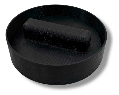 Molde Prensa Hamburguesa Paty Patties Rellenas 11cm Plástico Color Negro