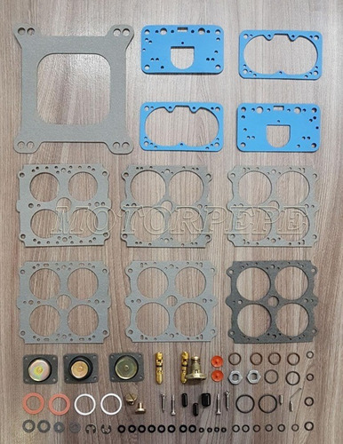 Imagem 1 de 2 de Kit Reparo Carburador Holley Quadrijet V8 À Vacuo
