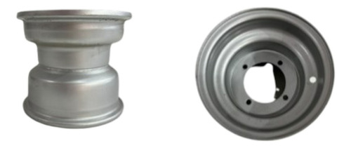 Llanta Trasera Mondial Cuatriciclo 8pulgadas Gris Ourway Color Plateado