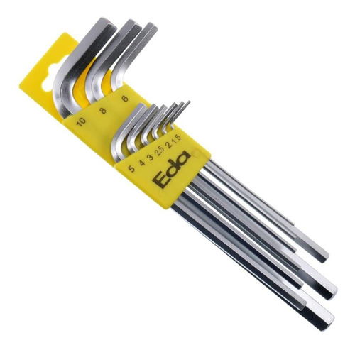 Imagem 2 de 8 de Kit Jg De Chave Allen Longa 9pc + Jg De Chave Torx Longa 9pc