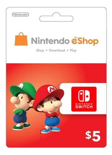 Cartão Nintendo Switch Eshop Card Brasil R$ 250 Reais