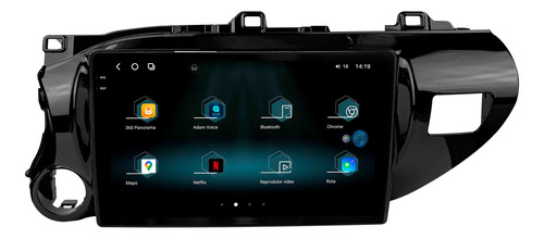 Multimidia Aikon Fóton G3 Hilux 2017/2024 12+256gb 2k 10p