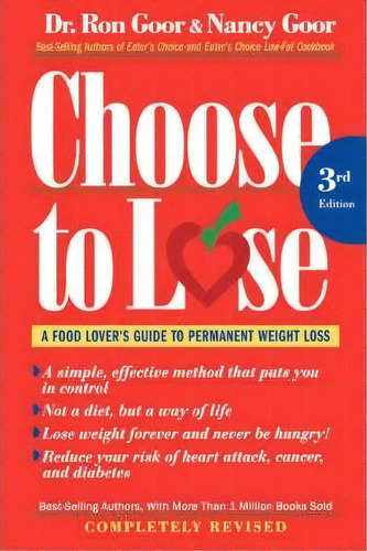 Choose To Lose Weight-loss Plan For Men, De Ron Goor. Editorial Houghton Mifflin, Tapa Blanda En Inglés