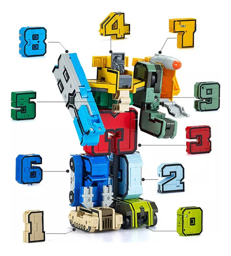 Kit De 10 Paquetes De Juguetes Robot Transformes