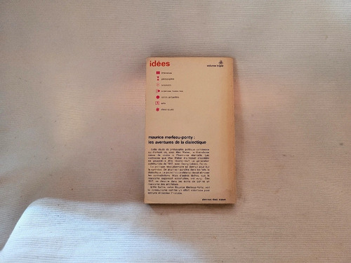 Imagen 3 de 6 de Les Aventures De La Dialectique Merleau Ponty Gallimard