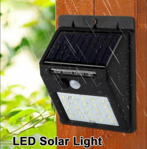 Lámpara Solar Led 4 Pack Sensor De Movimiento 25 Led!!!!!!