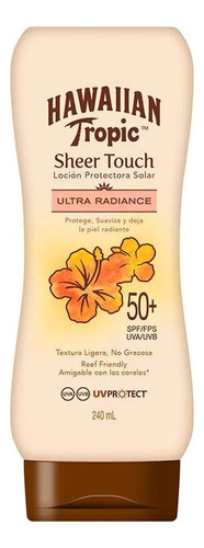 Protector Solar Hawaiian Tropic Sheer Touch Fps50 240ml