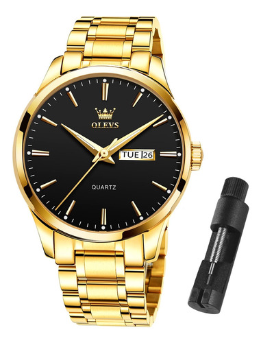 Olevs Reloj Para Hombre Reloj Dorado Para Hombre Relojes De 