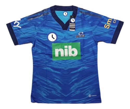 Camiseta Blues Parley Super Rugby Nueva Zelanda Talle M