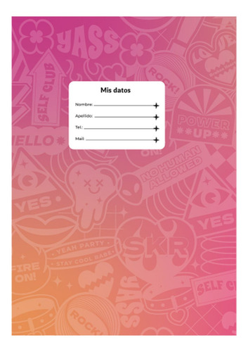 Cuaderno Universitario Tapa Dura Cool Kid Skora Q Color Plateado