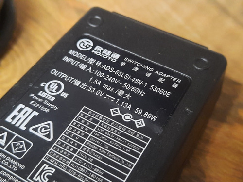 Cargador Fuente Poder De 53v-1.13a Pin Central