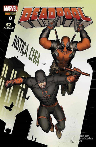 Deadpool 2016: Justiça Cega, De Marvel Comics. Série Deadpool, Vol. 08. Editora Panini Comics, Capa Mole, Edição Deadpool 2016 Em Português, 2017