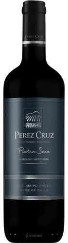 Vinho Chileno Tinto Seco Perez Cruz Piedra Seca Cabernet Sauvignon 750ml