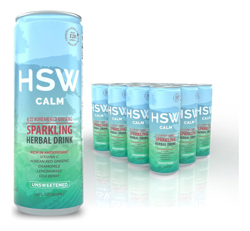 Suplemento Hsw Calm Bebida Espumosa De - mL a $1017