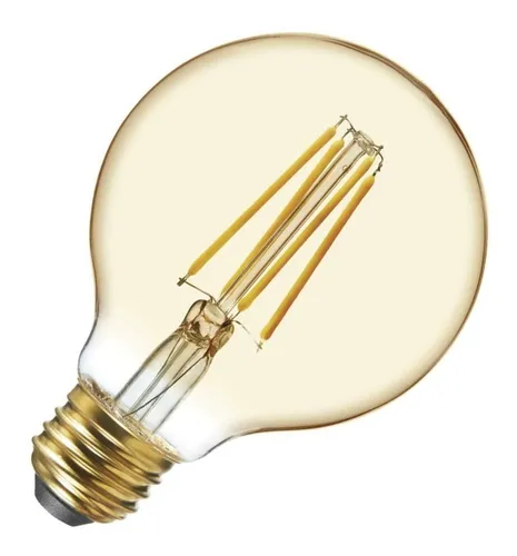 Pack 10 Ampolleta Led E-27 Filamento 4w G80 / Hb Led