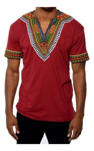 Camiseta Africana Para Hombre