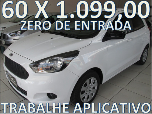Imagem 3 de 12 de Ford Ka Se Hatch 2018 Trabalhe Em Aplicativo Zero De Entrada