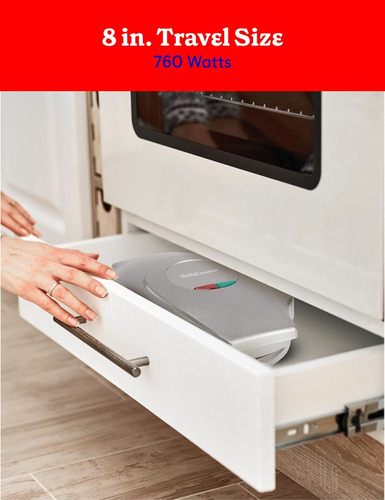 Pizza Maker Plus De Viaje De 8 Pulgadas Con Sartén Antiadher