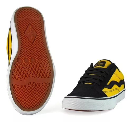 Tenis Mad Rats Preto com Amarelo - Lace Sneakers