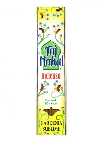 Incienso Gardenia Sublime Con 20 Varitas Aroma Terapia