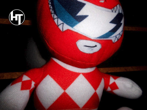 Imagen 4 de 9 de Mighty Morphin Power Ranger, Red Ranger, Peluche, 8 Pulgadas