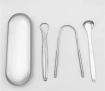Comprar Set De 3 Limpiadores De Lengua Acero Inoxidable Mmg