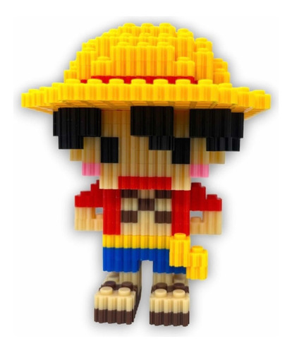 Set Blocks Armables Luffy One Piece Mini Bloquesconstrucion