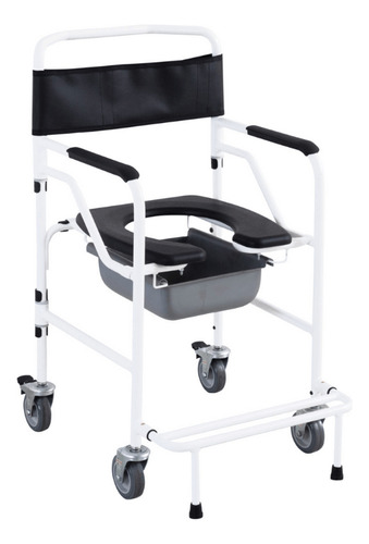 Cadeira Sanitária Higiênica Dobravel Ortobras Be 150kg 48cm