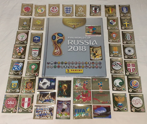 Album + Set Completo Barajitas Panini Mundial Rusia 2018