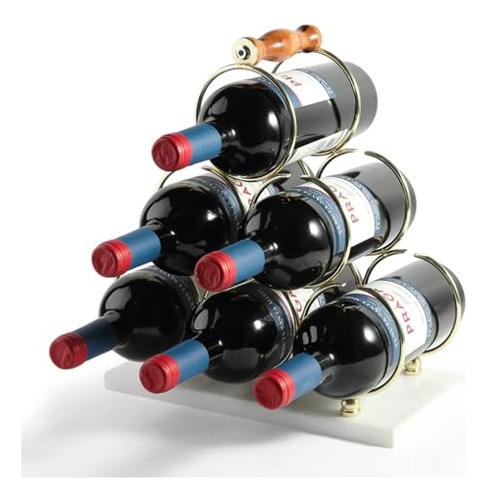 Estante De Vino Para Mesa Bcs Botellero Para Almacenamiento