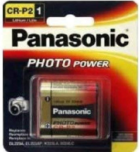 4 x Panasonic Cr-p2 (223 a) 6 voltios Baterias De Litio