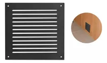 Comprar Rejillas Ventilación Muebles Hogar Acero Inox. 10 X 10 Negro