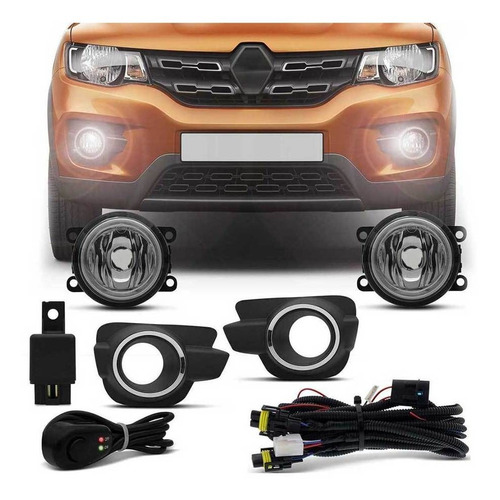 Kit De Camineros Renault Kwid 2016= Aro Cromado