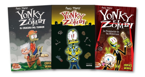 ** Combo 3 Libros Yonky El Zombie ** Marko Torres Comic