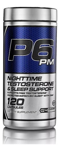 P6 Pm Cellucor Testosterona E Melhora Do Sono 120 Cápsulas Sabor Sem Sabor