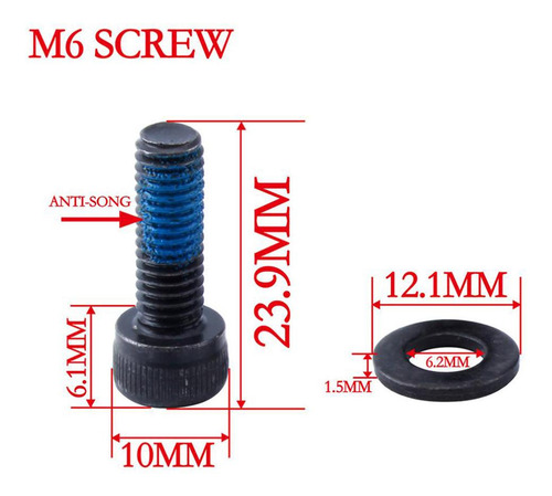 Muqzi 4 Muqzi Tornillo De M6x18mm