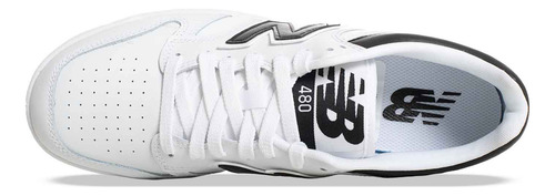 Zapatillas New Balance 480 Unisex Moda Blanco