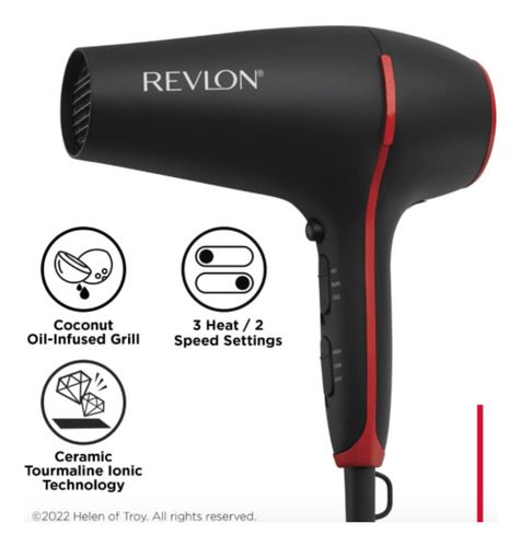 Secadora De Cabello Smoothstay Revlon De Ceramica Xchws C