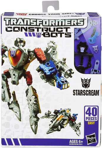 Transformers Construct Bots  Starscream Buildable 40pzas