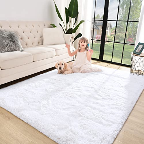 Jelymark Super Soft Shaggy Rug For Bedroom, 4x5.9 8kjnu