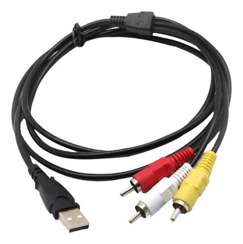 Cable Divisor De Audio Y Vídeo Av De 3 Rca, 1,5 M/5 Pies