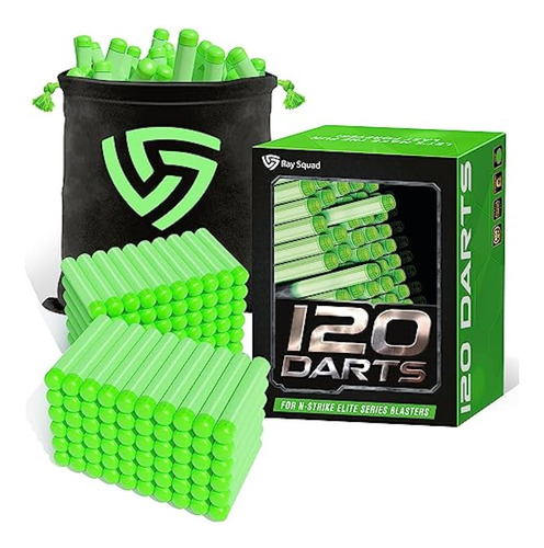 Dardos Verdes Ray Squad Zombie Nerf (paquete De 120) -