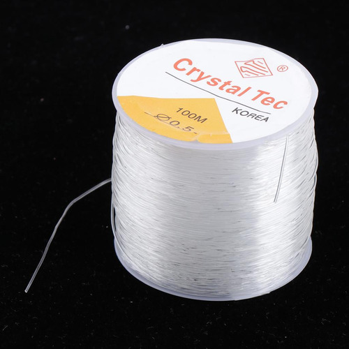 Cuerda Elástica 0,5 Mm Claro 100mx0.5mm