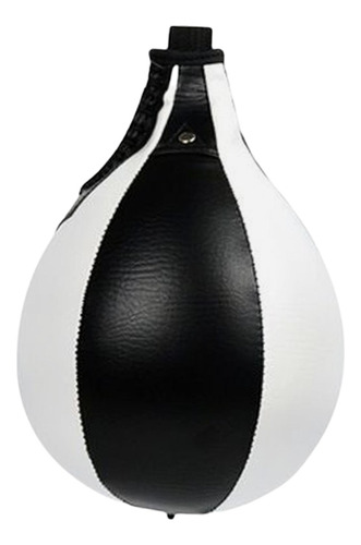 Saco De Boxeo De Cuero Pu Para Blanco Negro Blanco Negro